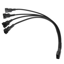 4 Pin 1 to 4 Ways 10.6 Inch Fan Splitter Cable Power Extension Adapter