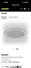 SHURE MXA901W-R  New sealed 