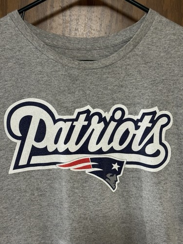 New England Patriots Reebok XL Grey Cotton T-Shirt W/Patriots Graphic VGC - Picture 3 of 9