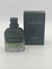 Uomo Born In Roma Green Stravaganza by Valentino 3.4 EDT Cologne Men New in Box