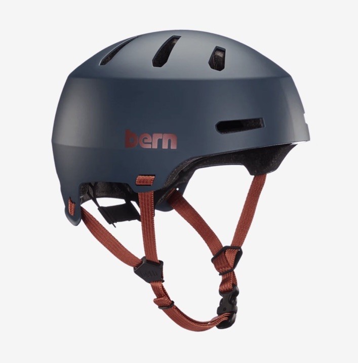 NIB! BERN Macon 2.0 MIPS Multi Sport Helmet Matte Navy Sz Large L