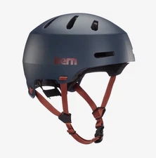 NIB! BERN Macon 2.0 MIPS Multi Sport Helmet Matte Navy Sz Large L