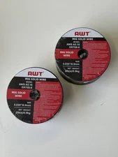 2 Pack AWT MIG Solid Welding Wire AWT- 0.035”/0.9mm 2lbs AWS A5.18 ER70S-6