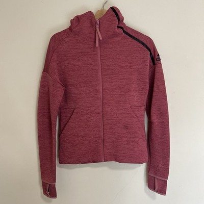 Adidas XS Scuba Hoodie Jacket ZNE Tech Fast Release Full Zip in Pink