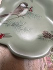 Portfolio by Pfaltzgraff Winterwood Chickadee Christmas Tree Shaped Platter Dish — photo 3