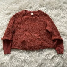 Sundance Chunky Knit Fuzzy Sweater