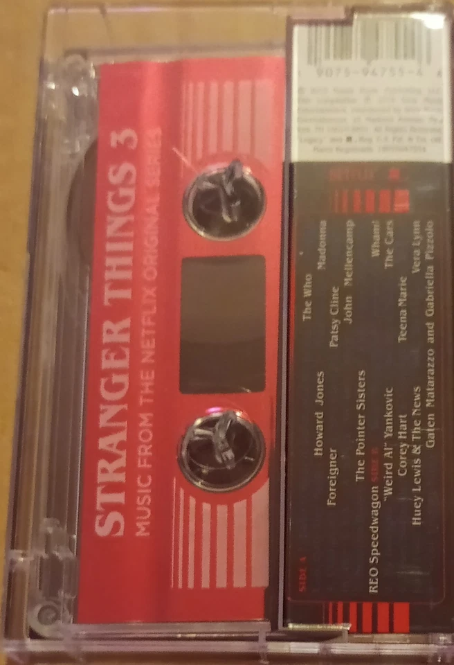 Stranger Things: Season 3 Soundtrack Cassette [US Rls] Like New (2019) Rare - Image 4 of 4