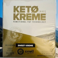 PRUVIT KETO Coffee Kreme Sweet box of 20 packs. Exp: 08-2026