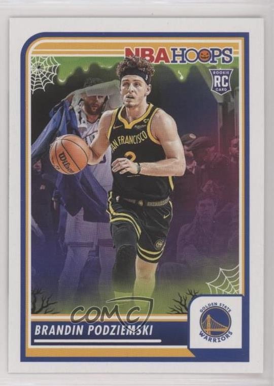 2023-24 Panini Haunted Hoops Brandin Podziemski #15 Rookie RC 1d13