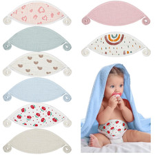 8 Pcs Baby Newborn Infant Belly Wrap Adjustable Muslin Comfort Cotton Umbilical