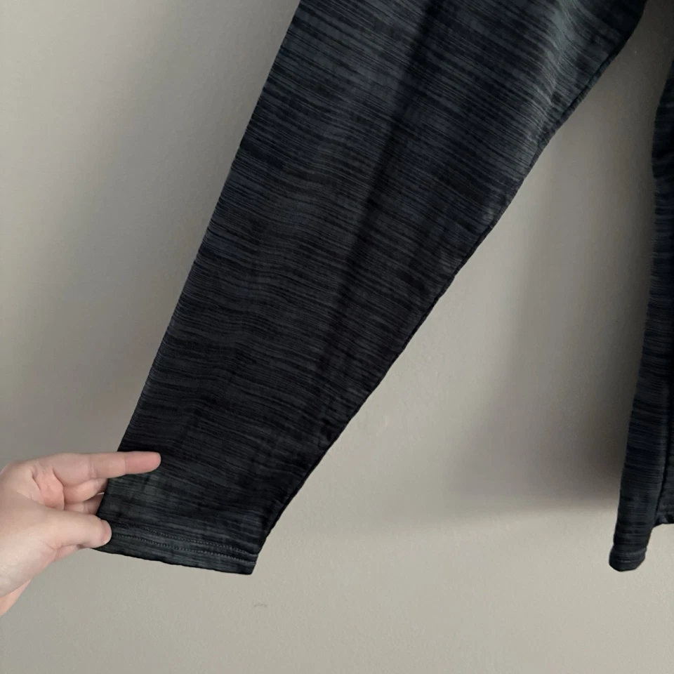 Tek Gear Street Tek Hombres M Mineral Negro Rejilla Vellón 1/4 Cremallera Pullover Camisa Nueva con Etiquetas Foto 3 de 4