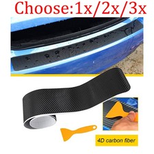 Sticker Rear Guard Bumper Sill Plate Trunk Protector Trim Cover Accessories 1-3X
