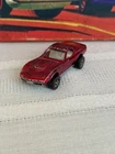 Mattel Redline Hot Wheels Custom Corvette 1968 Made In USA Spectraflame Red