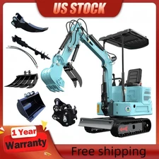 1.4Ton Mini Excavator Kubota Diesel Engine Hydraulic Gas Tracked Crawler Digger