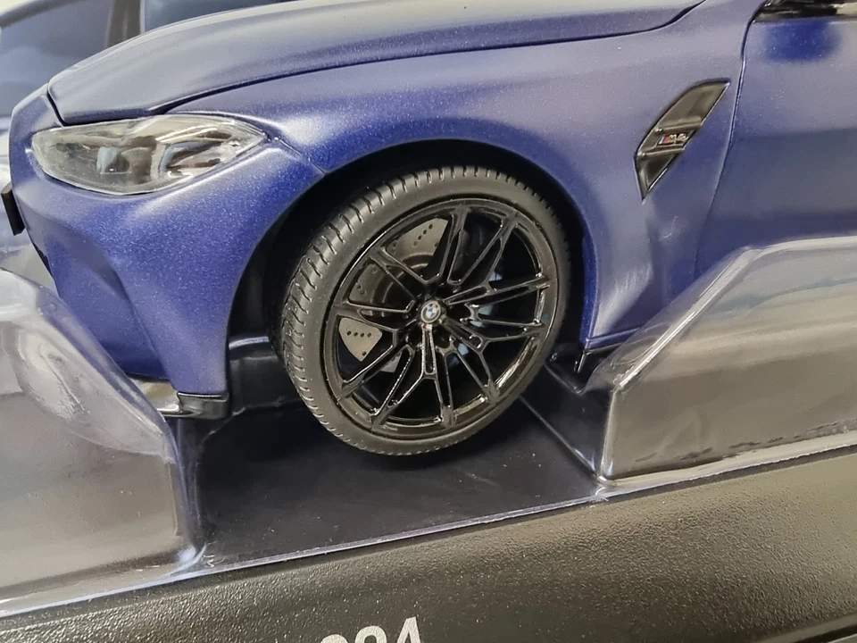 NEW MINICHAMPS BMW MINIATURE M4 G82 COUPE LCI FROZEN BLUE 1:18 80435B6CBE1 - Image 3 of 4