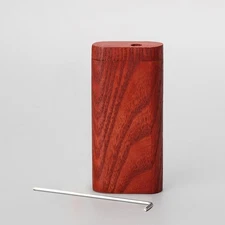 Wooden Dugout Stash Box Tobacco Smoking Cleaning Kit Tool Wooden Cigarette Box