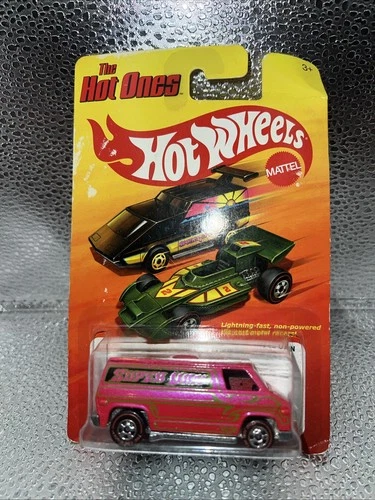 Hot Wheels The Hot Ones Chase Redline '70s Super Van Pink Pearl Fuchsia 2011