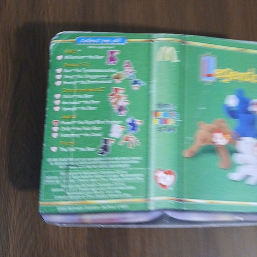 TY PEANUT Royal Blue Elephant 1995 Mc Donalds Beanie Baby RARO RETIRADO - Imagen 16 de 17