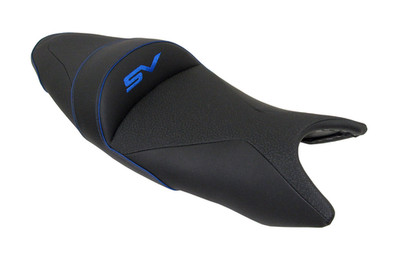 SUZUKI 650 SV -17/26 - PERSO COMFORT READY LUXE BAGSTER SATTEL SCHWARZ / BLAU - 5367