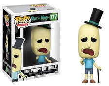 Funko Pop Animation: Rick  Morty: Mr. Poopy Butthole 177 Vinyl Figure NIB