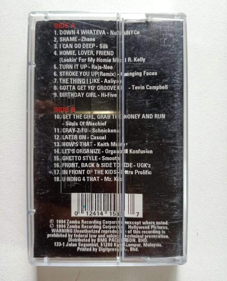 A Low Down Dirty Shame - Original Motion Picture Soundtrack ( Cassette Tape ) - Image 2 of 4
