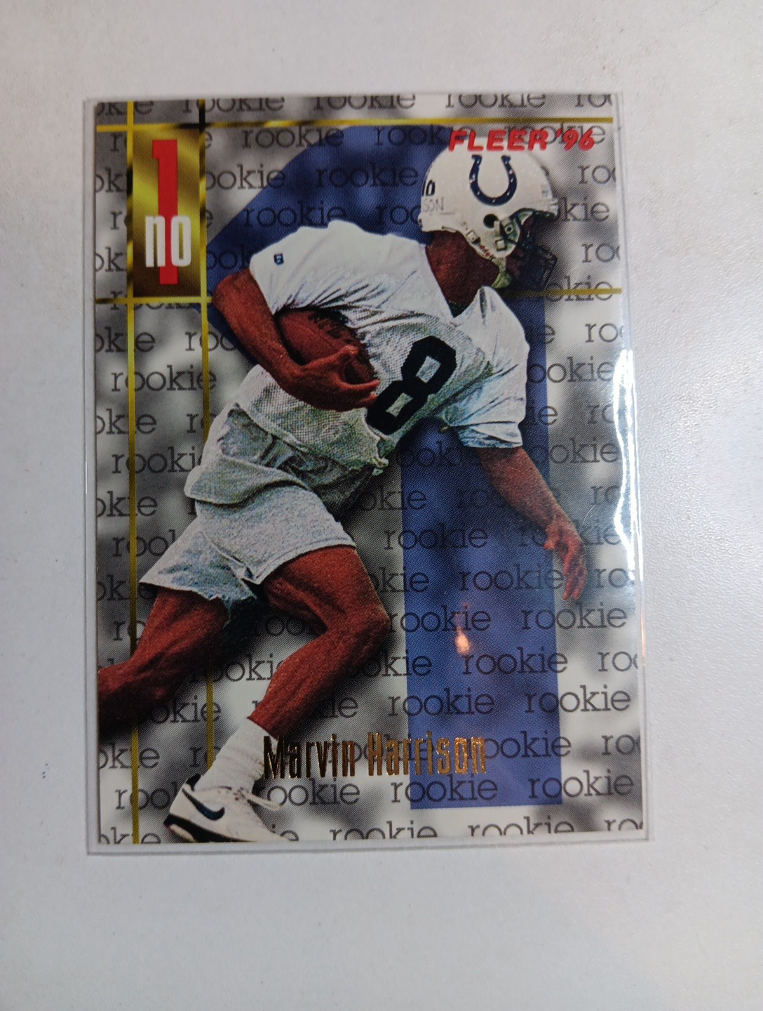 Marvin Harrison Rookie Card 1996 Fleer Football Card #159 Mint Condition