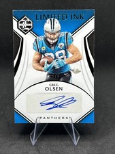 2019 Panini Limited Limited Ink Greg Olsen Auto 5/5 Green 🔥🔥🔥🔥