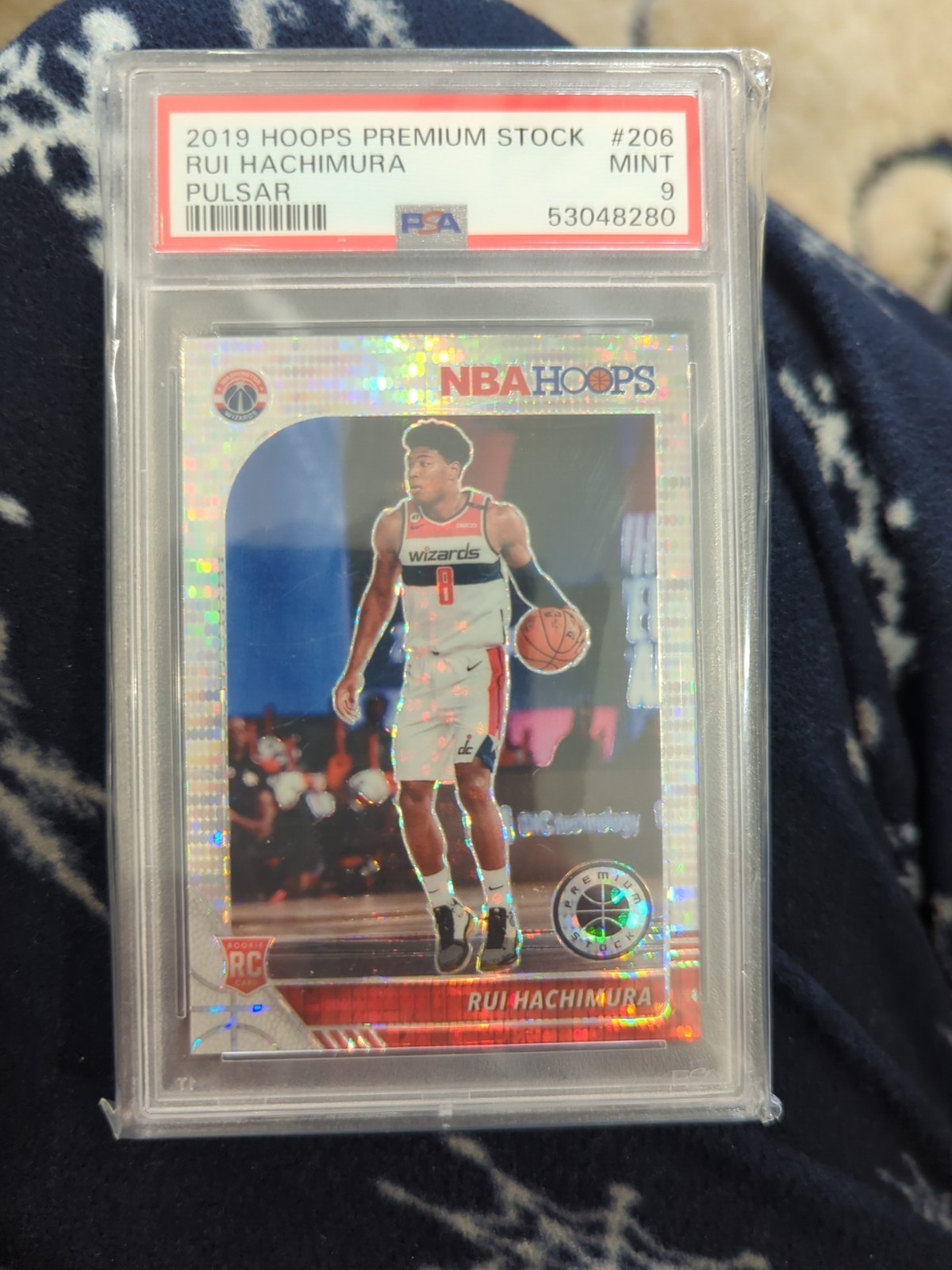 2019-20 Panini NBA Hoops Premium Stock - Rui Hachimura #206 Pulsar Prizm (RC)