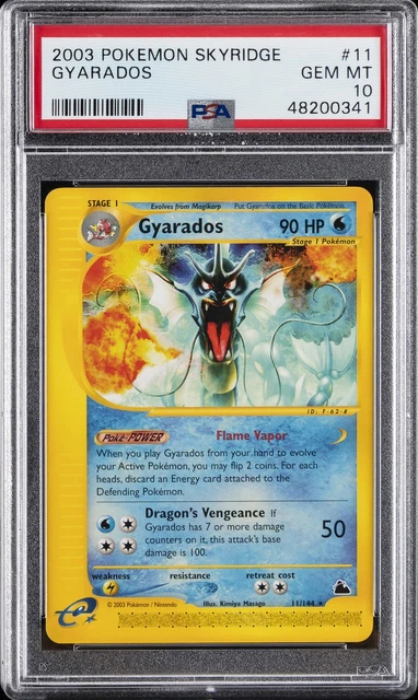2003 POKEMON SKYRIDGE #11 GYARADOS PSA 10