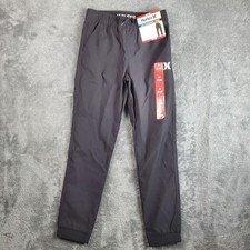 Hurley Pants Boys M 7/8 Black Performance Jogger Tapered Pant New