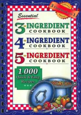 Essential 3-4-5 Ingredient Cookbook - Plastic Comb By Barbara Jones - VERY GOOD