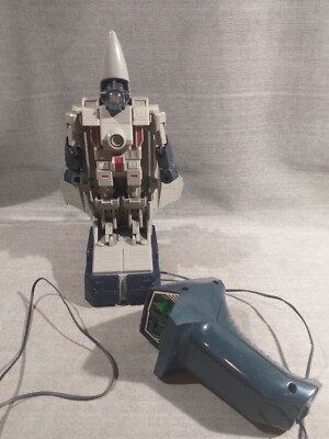 Robot Avion Yonezawa 1985 - Jouet Vintage Plastique - Occasion