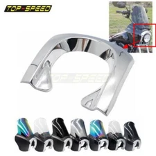 For Harley Dyna FXDF FLD 2006-17 Chrome Front Headlight Fairing Bezel Trim Cover