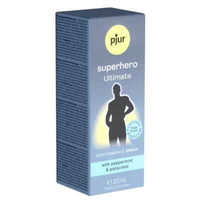 pjur  Superhero Ultimate 20ml Performance Spray für IHN verzögernd mehr Ausdauer