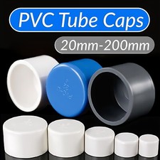 PVC Cap Water Supply Pipe End Caps For Aquarium Pond 20mm-200mm
