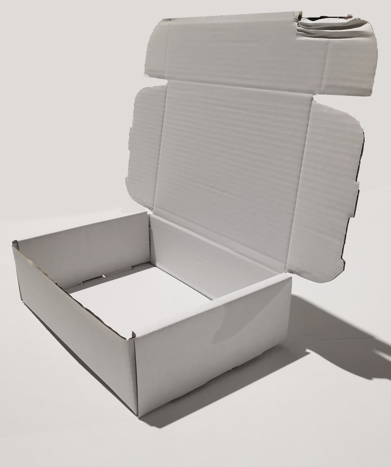 Coloured Cardboard Boxes - Peel And Seal Shipping Mailing Storage Gift Boxes - Single Wall Cardboard With Vibrant Kraft Inner (Pink, 228x160x70mm X 50 - View #5