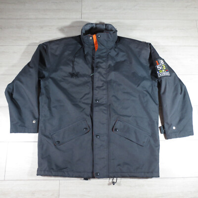 Adler Parka Herren XL Schwarz Polyester