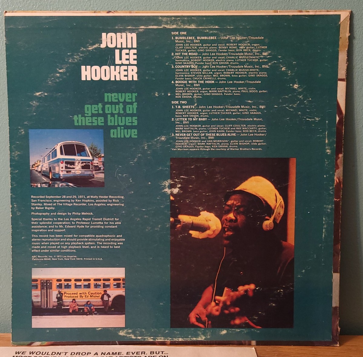 John Lee Hooker Never Get Out Of These Blues Alive 1992 ABC