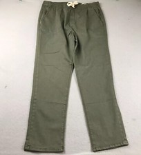 Marine Layer Pants Mens XXL Green Organic Cotton Blend Slim Fit Saturday NWT