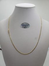 CATENA UOMO-DONNA UNISEX A MAGLIA GRUMETTA IN ORO GIALLO 18KT 2,9 GRAMMI  (6177)