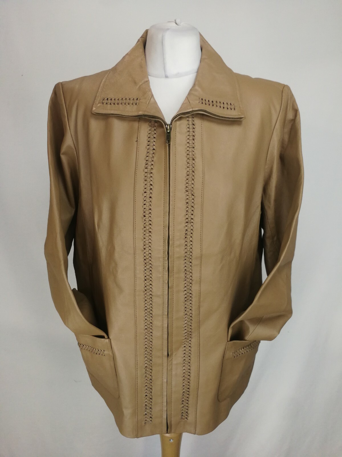 Centigrade Womens Leather Jacket, Size 