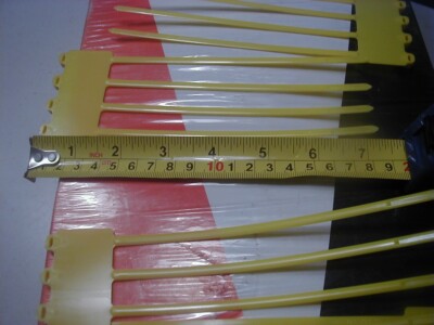 Thomas & Betts 4-zip tie yellow wire markers, NOS box ~ 250 pieces