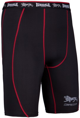Trainingshorts von Lonsdale. S-XL. schwarz/rot.Training. Vale Tudo Shorts. MMA.