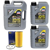 MotoröL Set Top Tec 4100 5W-40 Liqui Moly 7 Liter + ÖLfilter FüR BMW 3Er Opel