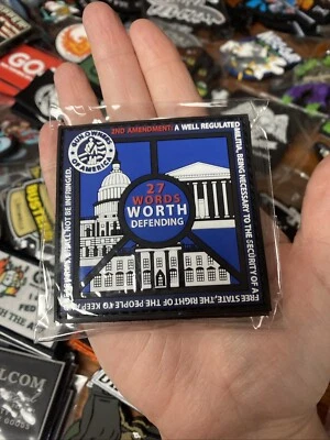 NEW 2025 SHOT SHOW Gun Owners Of America Tactical Patch Morale Firearms GOA Pew