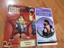 Hard to Find Characters Music Packaged Mylar Balloons U Pick NOT a LOT NOS