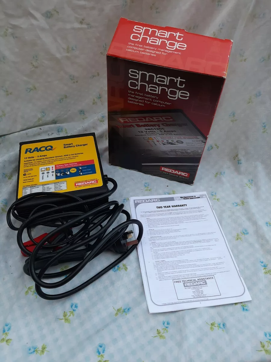 REDARC RACQ SMART BATTERY CHARGER. eBay