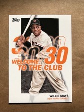 2023 Topps Series 1 - Welcome to the Club Willie Mays #WC-8