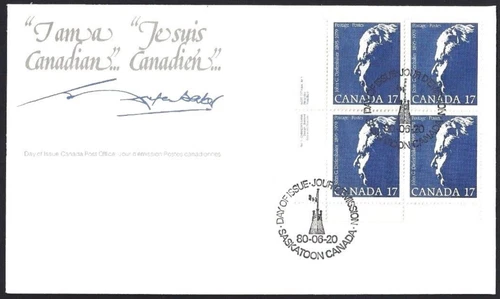 🍁Canada  #859 LLpb    "JOHN  DIEFENBAKER"     Brand New 1980  First Day Cover