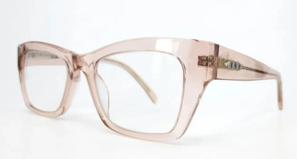 DKNY DK5021 265 CLEAR PINK CAT EYE THICK RIM EYEGLASSES FRAMES 51-20-135 - Изображение 3 из 4